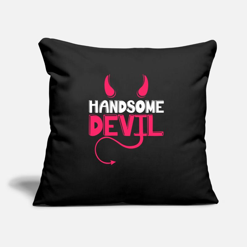 Handsome Devil Ehepartner Familie Partner Sofakissenbezug 45 x 45 cm