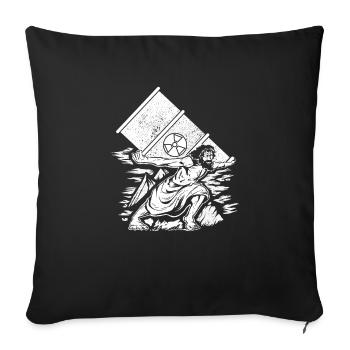 Nuclear Engineers - Nuclear Engineer - Sofa pillowcase 17,3'' x 17,3'' (45 x 45 cm) - black - Front