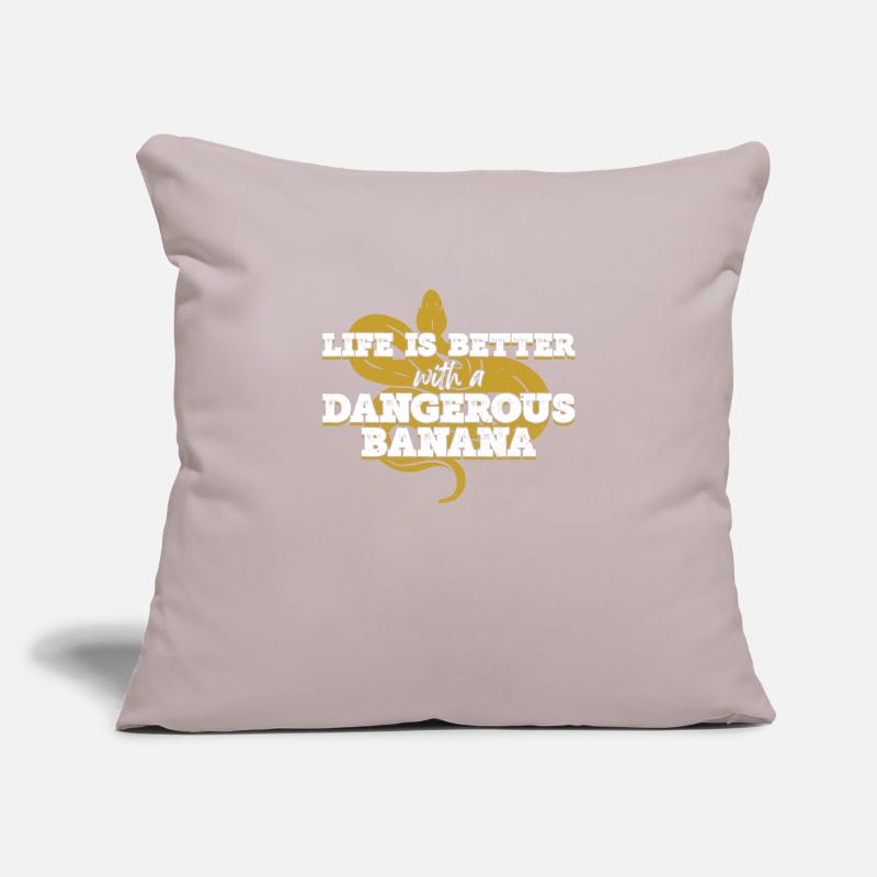 Banana Ball Python Königspython Sofa pillowcase 17,3'' x 17,3'' (45 x 45 cm)