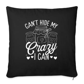 Saison de mise en conserve Homesteading Canner Homesteader - Housse de coussin décorative 45 x 45 cm - noir - Devant