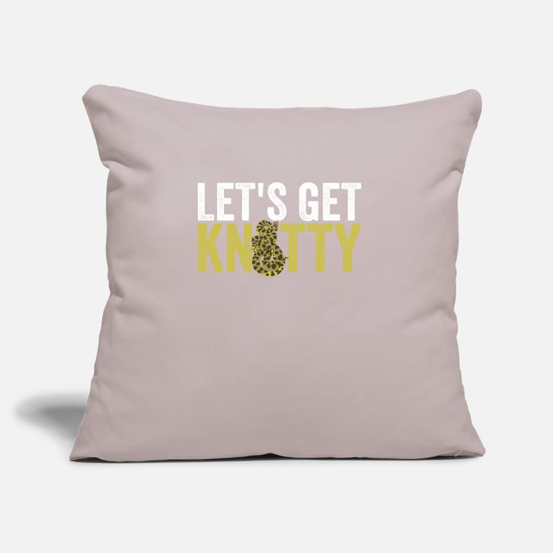 Königspython Boule de banane Python Housse de coussin décorative 45 x 45 cm