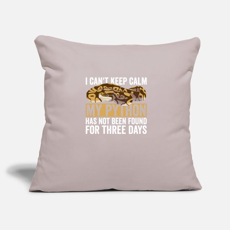 Königspython Boule de banane Python Housse de coussin décorative 45 x 45 cm