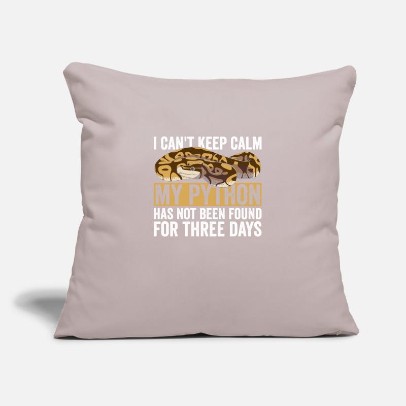 Königspython Boule de banane Python Housse de coussin décorative 45 x 45 cm