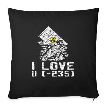 Nuclear Power - Proud Nuclear Engineer - Sofa pillowcase 17,3'' x 17,3'' (45 x 45 cm) - black - Front