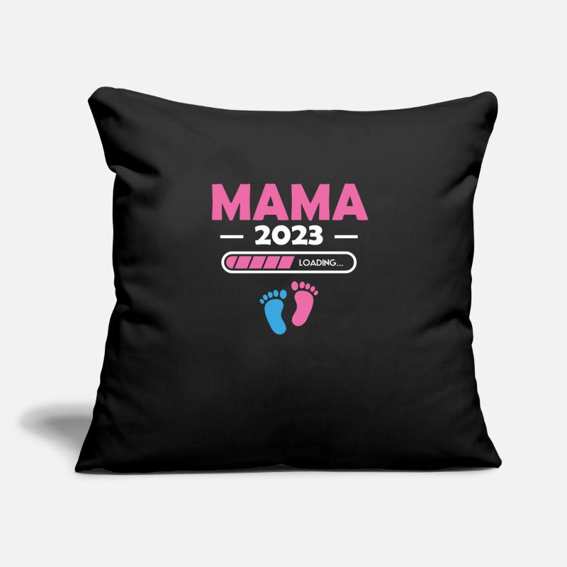 Mama 2023 Loading Shirt Geschenk Werdende Mutter Sofakissenbezug 45 x 45 cm