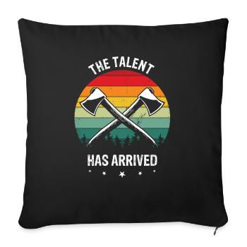 Ax Throwing Talent has arrived Hatchet Tossing - Sofa pillowcase 17,3'' x 17,3'' (45 x 45 cm) - black - Front