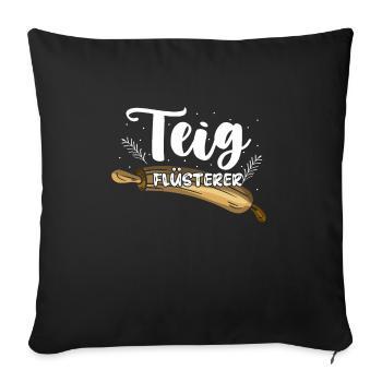 Sanitäter & Sani I Rettungsdienst I Notarzt - Sofakissenbezug 45 x 45 cm - Schwarz - Vorne
