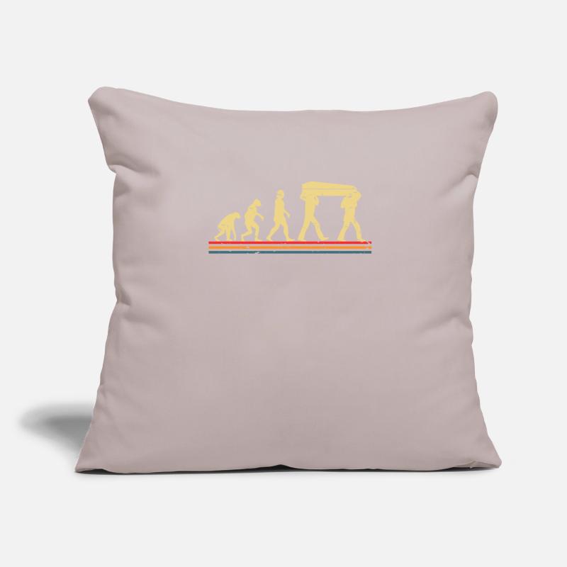Vintage Retro Evolution Undertaker Shirt Sofa pillowcase 17,3'' x 17,3'' (45 x 45 cm)