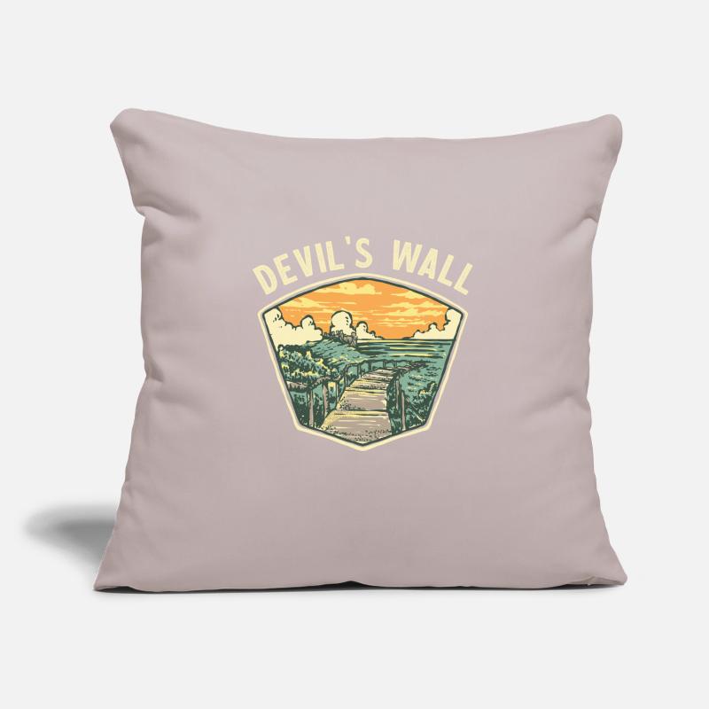 Devil's Wall | Home Harz | Devil's Wall Souvenir Sofa pillowcase 17,3'' x 17,3'' (45 x 45 cm)