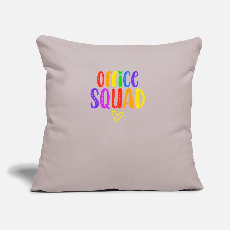 Office Squad Administrative Assistant Gift School Sofa pillowcase 17,3'' x 17,3'' (45 x 45 cm)
