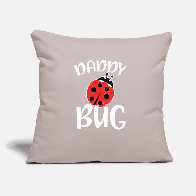 Daddy Bug Entomology Future Entomologist Ladybug Sofa pillowcase 17,3'' x 17,3'' (45 x 45 cm)