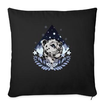 Once - Housse de coussin décorative 45 x 45 cm - noir - Devant