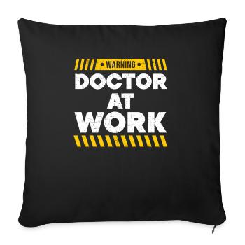 Doctor Hospital Medicine Physician Healthcare - Sofa pillowcase 17,3'' x 17,3'' (45 x 45 cm) - black - Front