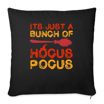 C’est juste un tas de costumes hocus-pocus - Housse de coussin décorative 45 x 45 cm - noir - Devant