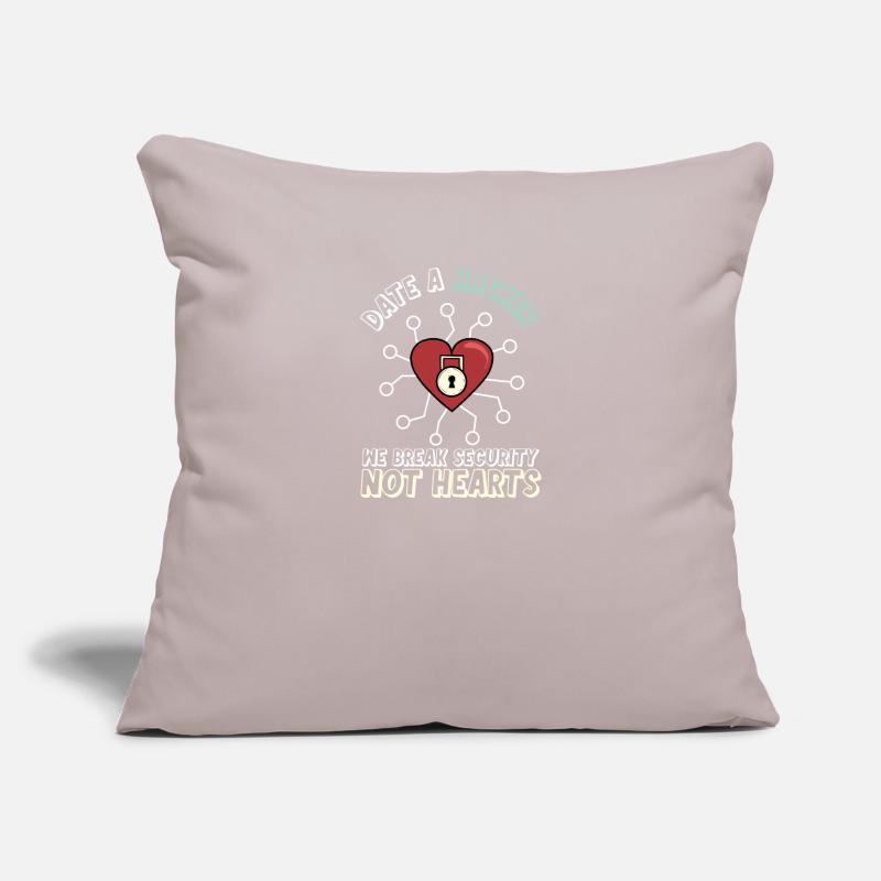 Hacker Programmeur Développeur Informatique Housse de coussin décorative 45 x 45 cm
