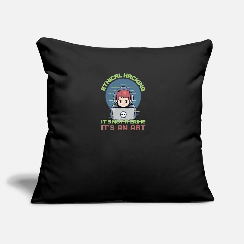 Hacker Programmer Developer Computer Science Sofa pillowcase 17,3'' x 17,3'' (45 x 45 cm)