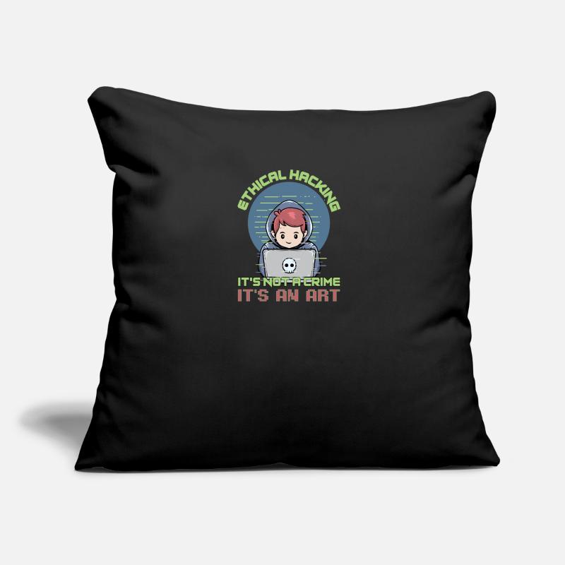 Hacker Programmer Developer Computer Science Sofa pillowcase 17,3'' x 17,3'' (45 x 45 cm)