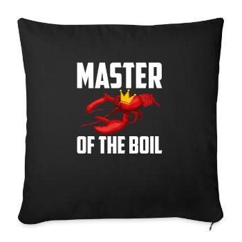 Master Of The Boil Crawfish Shirt Gift - Sofa pillowcase 17,3'' x 17,3'' (45 x 45 cm) - black - Front