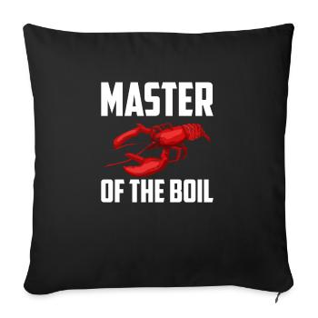 Master Of The Boil Crawfish Shirt Gift - Sofa pillowcase 17,3'' x 17,3'' (45 x 45 cm) - black - Front