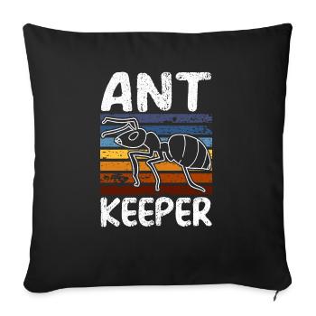 Ant Keeper Insect Entomology Future Entomologist - Sofa pillowcase 17,3'' x 17,3'' (45 x 45 cm) - black - Front