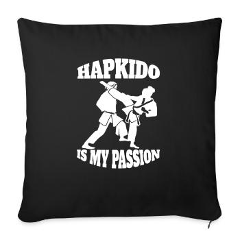 Hapkido Karate Martial Arts Judo Aikido Martial Arts - Sofa pillowcase 17,3'' x 17,3'' (45 x 45 cm) - black - Front