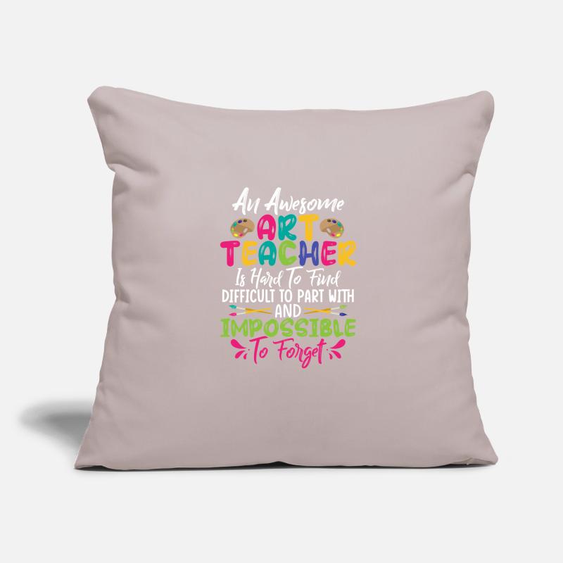 Un professeur d’art génial est difficile à trouver Professeur E Housse de coussin décorative 45 x 45 cm