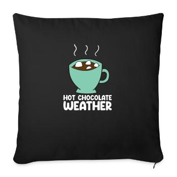 Chocolate Lover Chocolate Milk Chocolate Bars - Sofa pillowcase 17,3'' x 17,3'' (45 x 45 cm) - black - Front