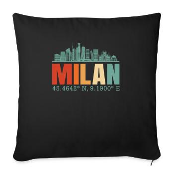 Kite - Sofa pillowcase 17,3'' x 17,3'' (45 x 45 cm) - black - Front