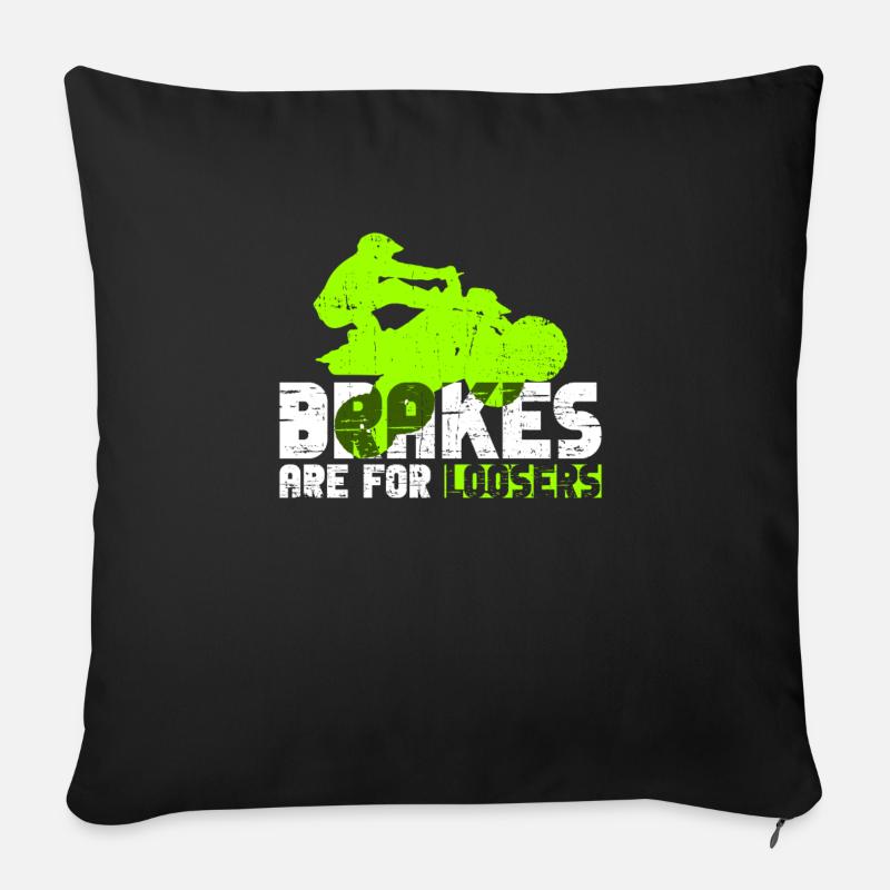 Quad - Housse de coussin décorative 45 x 45 cm - noir