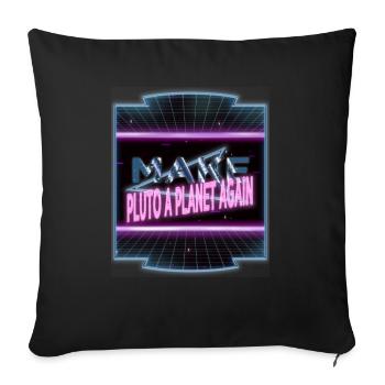 gift fun art humor sayings funny funny quote - Sofakissenbezug 45 x 45 cm - Schwarz - Vorne