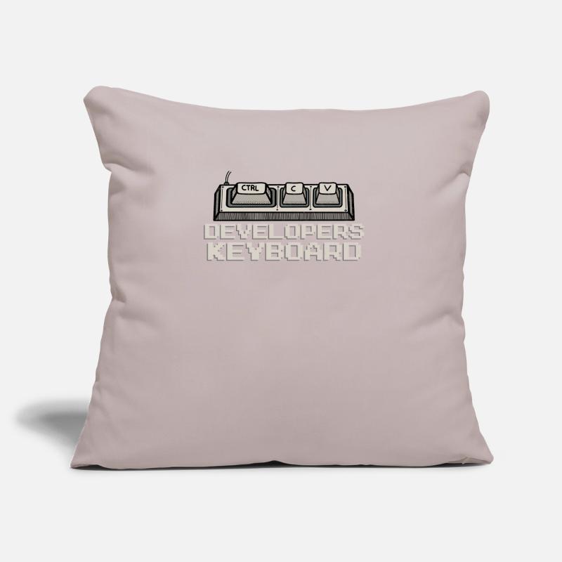Développeur Coder Funny Programmation Humor Software Housse de coussin décorative 45 x 45 cm