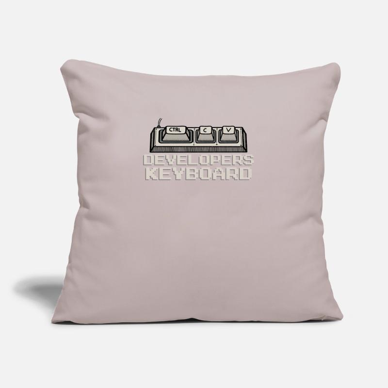 Développeur Coder Funny Programmation Humor Software Housse de coussin décorative 45 x 45 cm