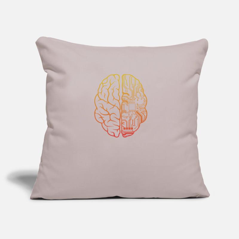 Programmer HTML - Developer Programming Brain Cool Sofa pillowcase 17,3'' x 17,3'' (45 x 45 cm)