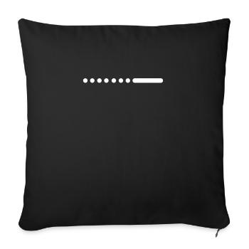 Croisière Croisière Bateau de croisière Dicton - Housse de coussin décorative 45 x 45 cm - noir - Devant