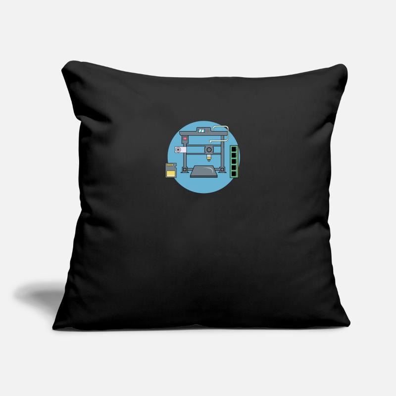 Impression 3D Impression CAD PLA Filament Impression 3D Housse de coussin décorative 45 x 45 cm