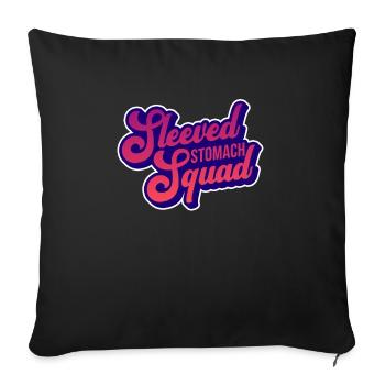 Adipositaschirurgie Abnehmen Bypass Operation - Housse de coussin décorative 45 x 45 cm - noir - Devant