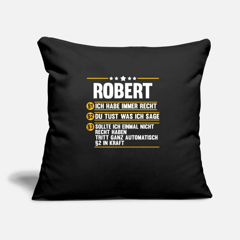 Robert Housse de coussin décorative 45 x 45 cm