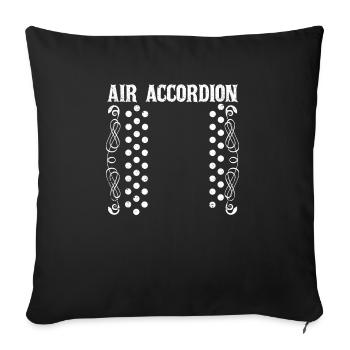 Air Accordion Cinco De Mayo Fiesta Mexicain - Housse de coussin décorative 45 x 45 cm - noir - Devant