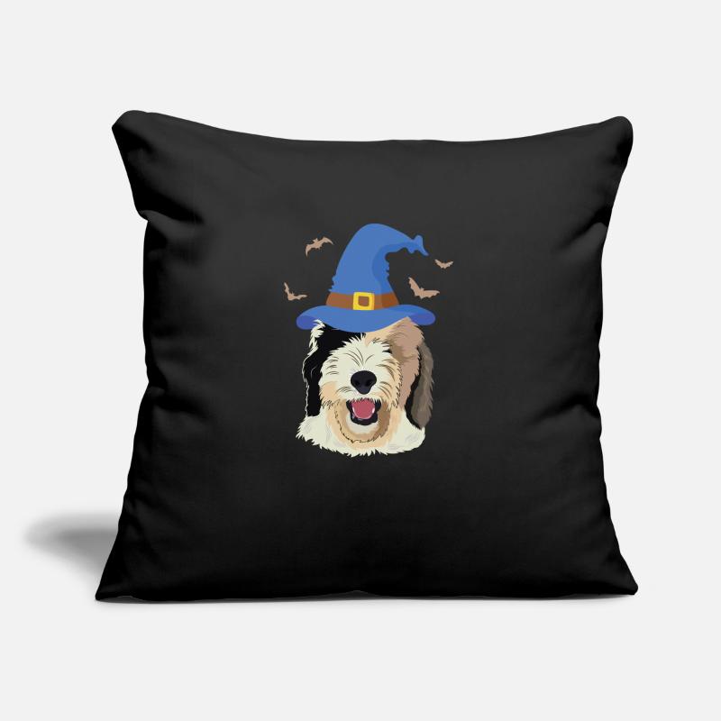 Sheepadoodle Doodle Dog Housse de coussin décorative 45 x 45 cm