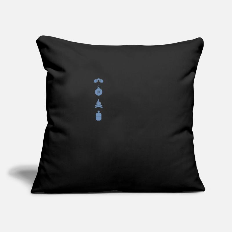 Camping Camping Campfire Sofa pillowcase 17,3'' x 17,3'' (45 x 45 cm)