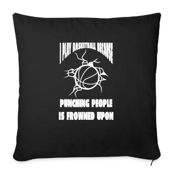 Basketball Basketball Player Basketball Team - Housse de coussin décorative 45 x 45 cm - noir - Devant