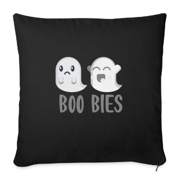 Halloween horror scary saying - Sofa pillowcase 17,3'' x 17,3'' (45 x 45 cm) - black - Front
