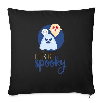 Halloween horror scary saying - Sofa pillowcase 17,3'' x 17,3'' (45 x 45 cm) - black - Front
