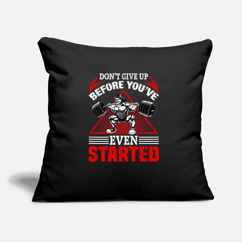 Don't give up before you've even started Sofa pillowcase 17,3'' x 17,3'' (45 x 45 cm)