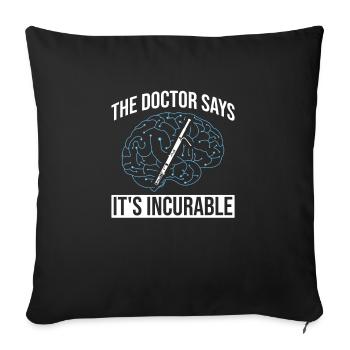 Fagott Schilf Und - Housse de coussin décorative 45 x 45 cm - noir - Devant