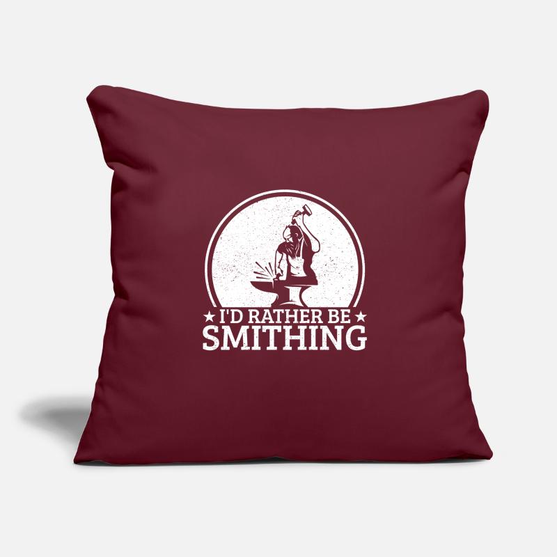 Blacksmithing Id Rather Be Smithing Gift Idea Sofakissenbezug 45 x 45 cm