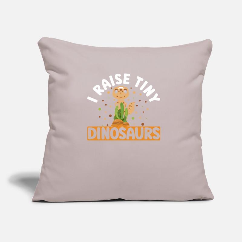 I Raise Tiny Dinosaurs Reptile Leopard Gecko Lover Sofa pillowcase 17,3'' x 17,3'' (45 x 45 cm)
