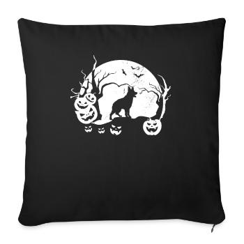 Australian Cattle Dog - Sofa pillowcase 17,3'' x 17,3'' (45 x 45 cm) - black - Front