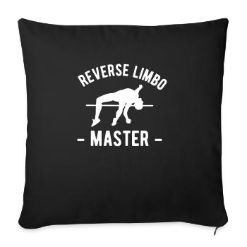 Reverse Limbo Master Shirt Gift - Sofa pillowcase 17,3'' x 17,3'' (45 x 45 cm) - black - Front