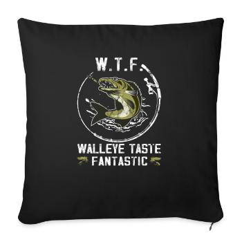 Zander a un goût fantastique - Zander hunter - Housse de coussin décorative 45 x 45 cm - noir - Devant